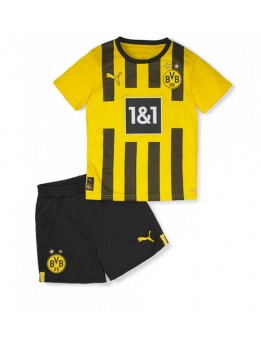 Borussia Dortmund Heimtrikotsatz für Kinder 2022-23 Kurzarm (+ Kurze Hosen)